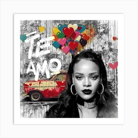 Rihanna - Te Amo 2 Art Print