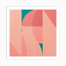 Sailing In Pink Winds Art Print