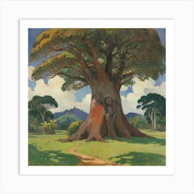 The Big Tree Te Raau Rahi 1891 Paul Gauguin Art Print 0 Art Print