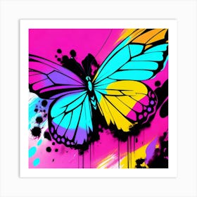 Butterfly Painting 160 Art Print