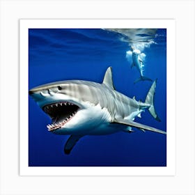 Great White Shark 14 Art Print
