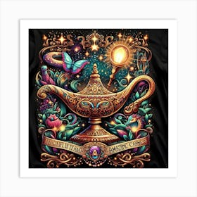 Aladdin'S Lamp 4 Art Print