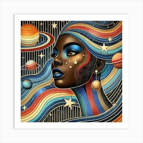 Selivelle Celestial Portrait Art Print