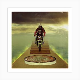 Downhill Art Print