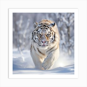 White Tiger 4 Art Print