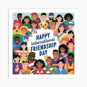 International Friendship Day Art Print