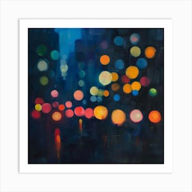 City Lights 2 Art Print