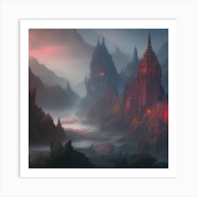 Fantasy Landscape Art Print