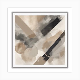 Muted Neutrals Abstract 11 Art Print 1 Art Print