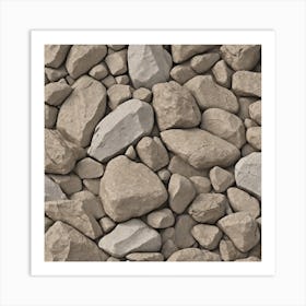 Rock Wall 5 Art Print