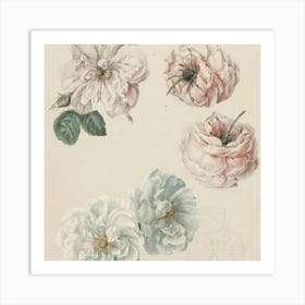 Four Roses Art Print