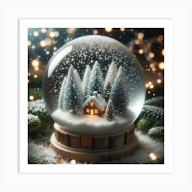 Snow Globe Art Print