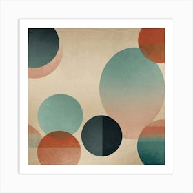 Abstract Circles Art Print