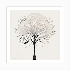 Tree Of Life Simplicity Art Print