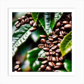 Coffee Beans On A Tree 60 Art Print