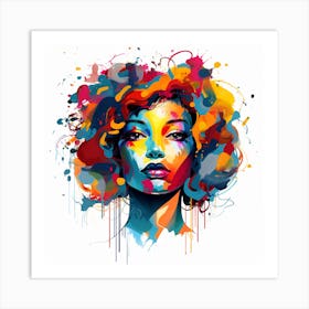 Splatter Painting Art Print