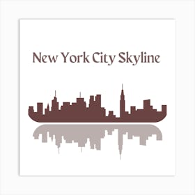 New York City Skyline Art Print