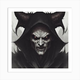 Demon Horns Art Print