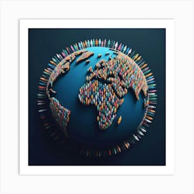 People Around The World 3 Art Print