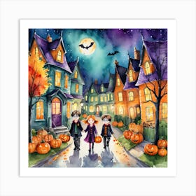 Halloween Night Art Print