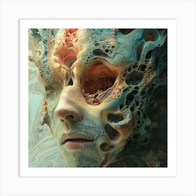 Face Of A Man 3 Art Print