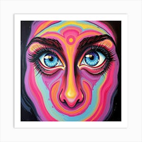 Face Painting Art Print