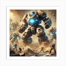 Geo Titans Converted Art Print