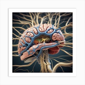 Brain And Nerves 33 Art Print