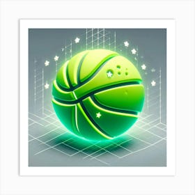 Basketball Ball 2 Art Print