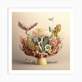 Flora Art Print