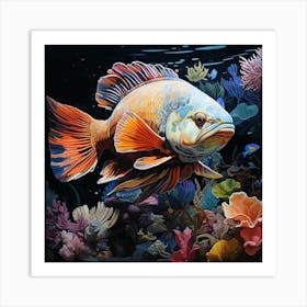 Fishes Of The Sea Art Print