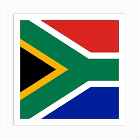 Flag Of South Africa Art Print