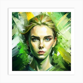 Portrait Of A Young Woman 2 Art Print