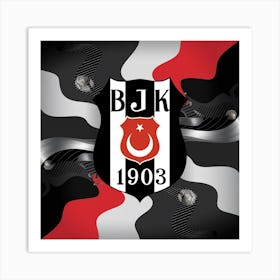 Beşiktaş J.K Logo Wall Art Art Print