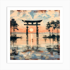 黄昏時の祈り Prayers At Dusk Art Print