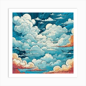 Cloudy Sky Art Print