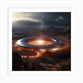 Alien Planet 2 Art Print