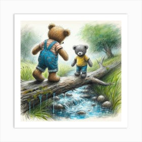 Teddy Bears 21 Art Print