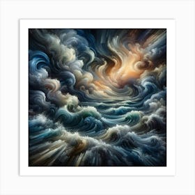 Stormy Seas 21 Art Print