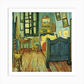 The Bedroom, Vincent Van Gogh Art Print Art Print