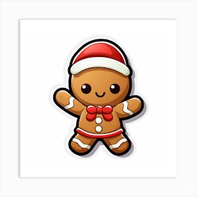 Gingerbread Man 4 Art Print