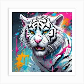 White Tiger 8 Art Print