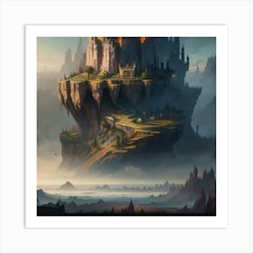 Fantasy Castle Art Print