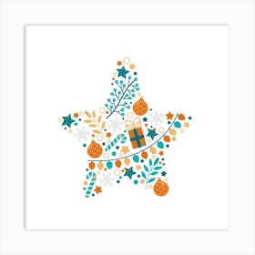 Christmas Star Art Print