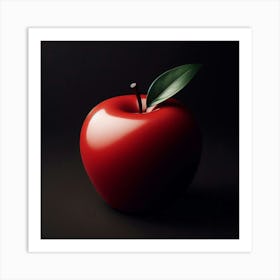 Red Apple 4 Art Print
