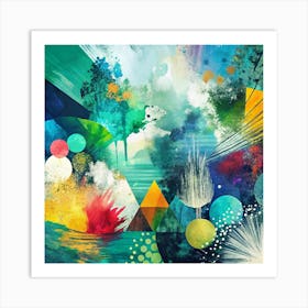 Abstract Painting 45 Art Print