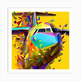 Abstract Airplane Art Print