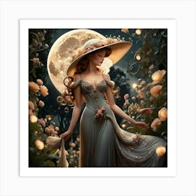 Full Moon Art Print