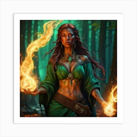 Elven Witch Art Print