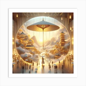 Asian City Art Print